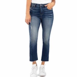 Kut from the Kloth Kelsey Raw Hem Ankle Flare